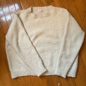 Pink Lily Cozy Cream Sweater